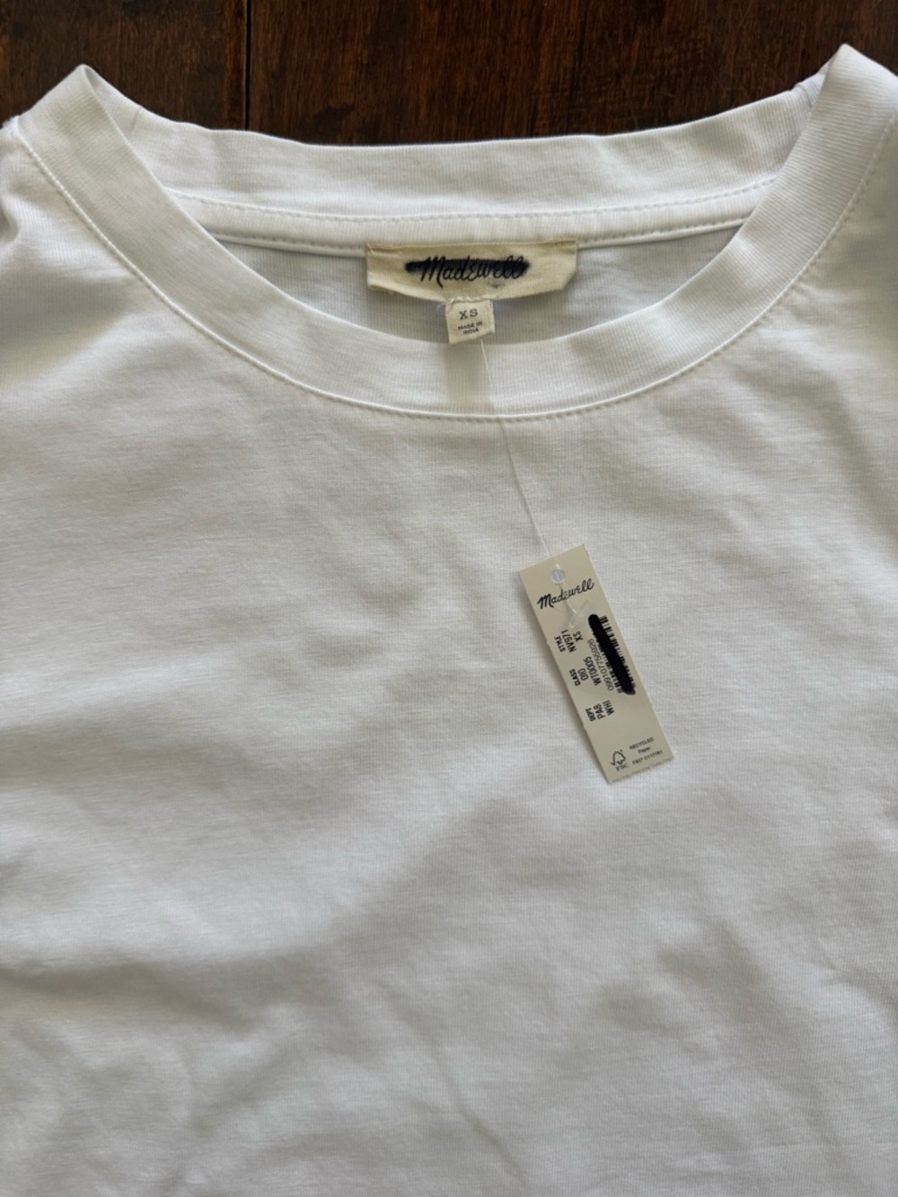 NWT Madewell Women’s Puff Sleeve Knit Top XS White - Picture 3 of 5